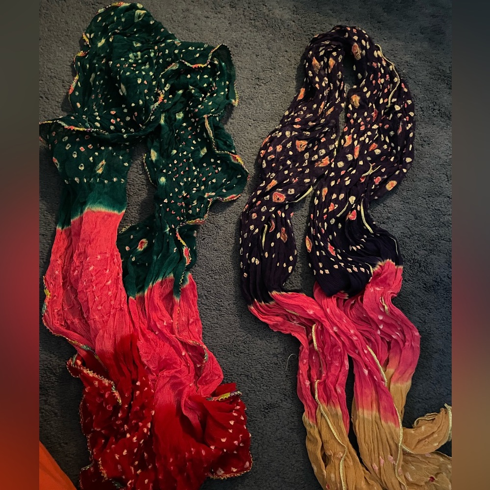 Chunri dupattas georgette NEW